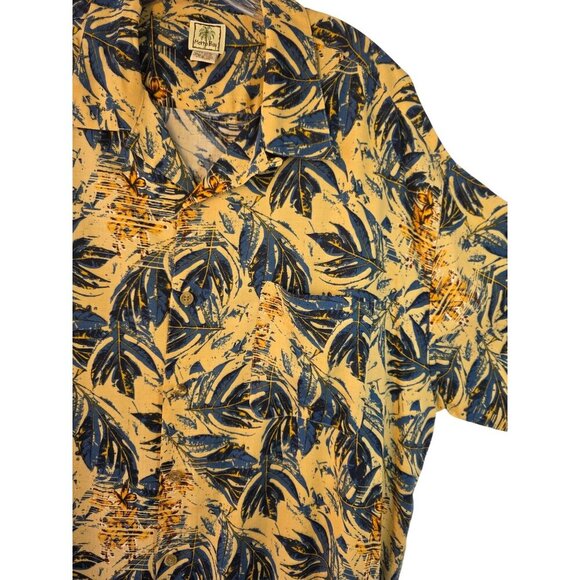 Morro Bay 90s Hawaiian Shirt Sz XL Tropical Print Rayon Korean Made WPL19325 - Picture 5 of 7
